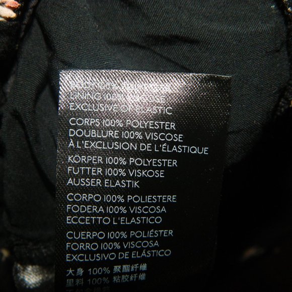 Free People New Final Rose Floral Balloon Sleeve Blouse Black Sz L (R-17) - Picture 6 of 6